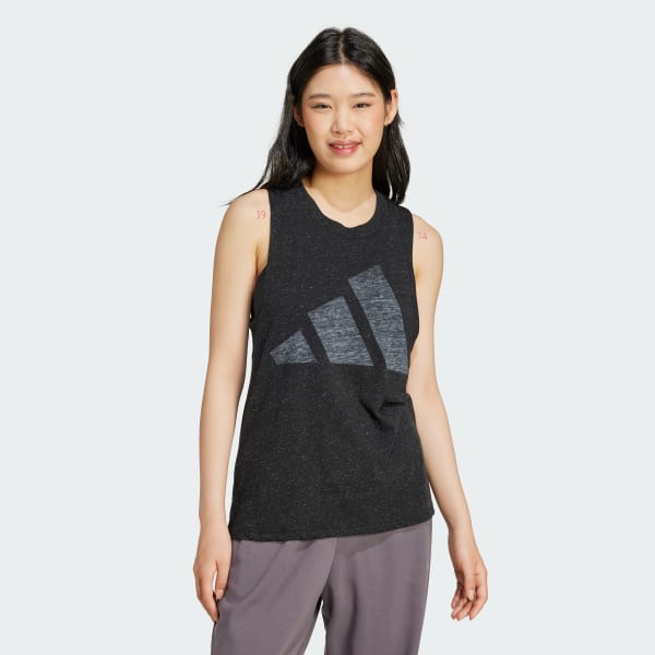 Black Essentials Winners Tank Top