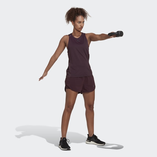 Vermelho Calções 2 em 1 para HIIT 45 Seconds