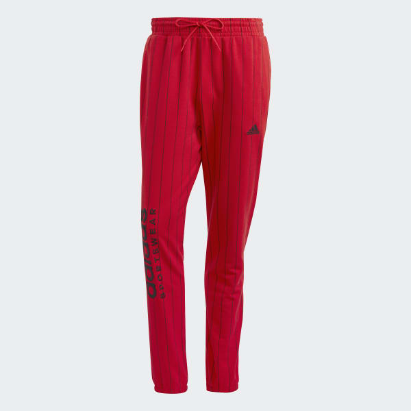 rood Pinstripe Fleece Broek