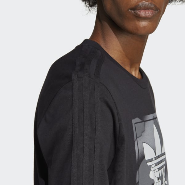 Zwart Graphics Camo Tongue T-shirt
