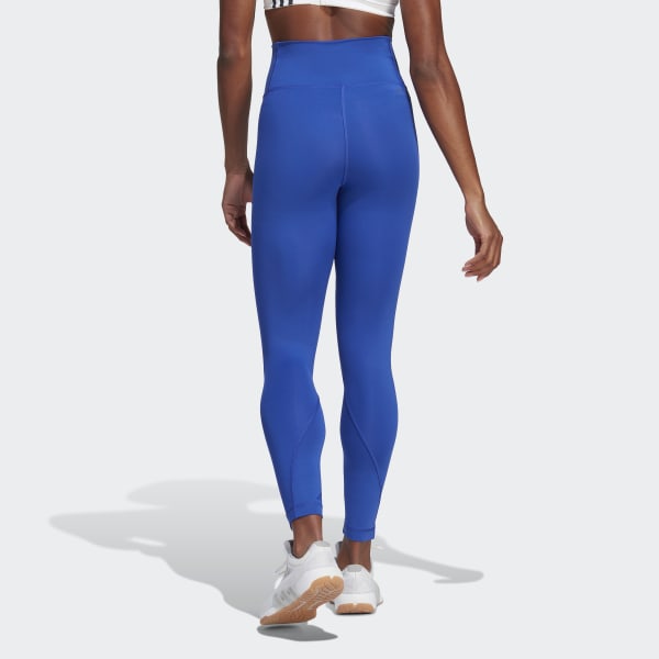 adidas Big Girls Mid Rise Full Length Leggings, Color: Crew Blue