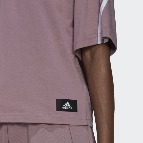 Lilla adidas Sportswear Future Icons 3-Stripes T-shirt M1090