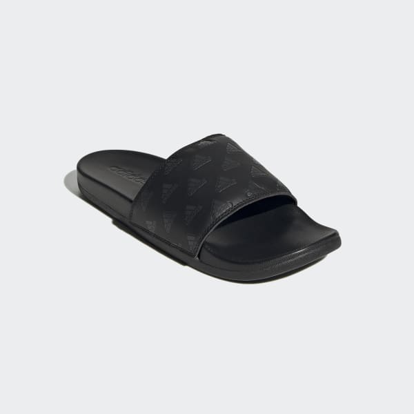 Black Adilette Comfort Slides