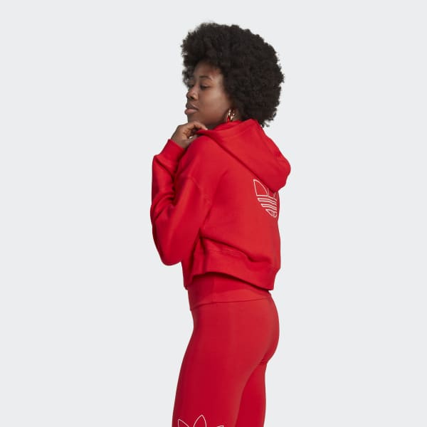 Rojo Polerón con Capucha CH451