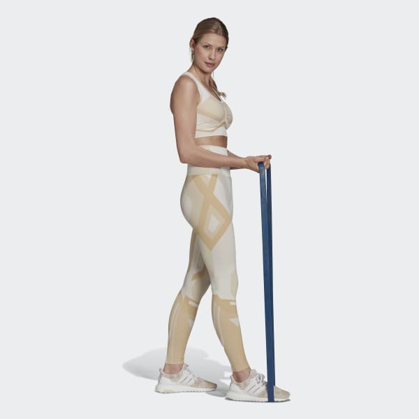 adidas FORMOTION Sculpt Two-Tone Tights - White