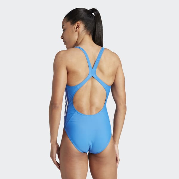Μπλε 3-Stripes Colorblock Swimsuit