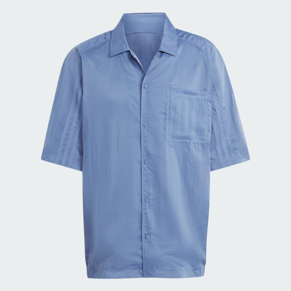 Blue Fashion Short Sleeve Shirt