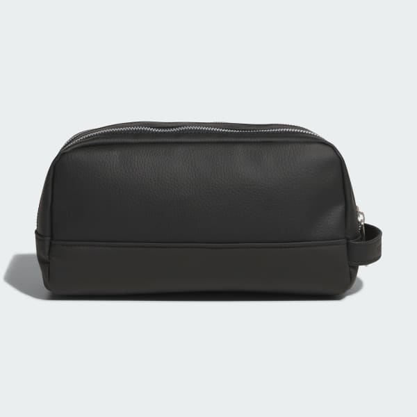 Black Two-Way Zip Pouch