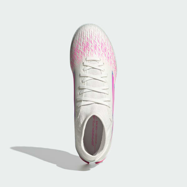 Blanco Botines F50 Sparkfusion League Pasto Sintético