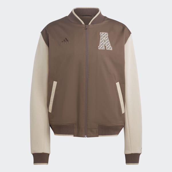Marron Chaqueta ALL SZN Logomania Collegiate