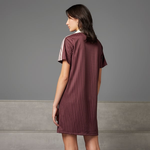 Weinrot Olympique Lyon Terrace Icons Kleid