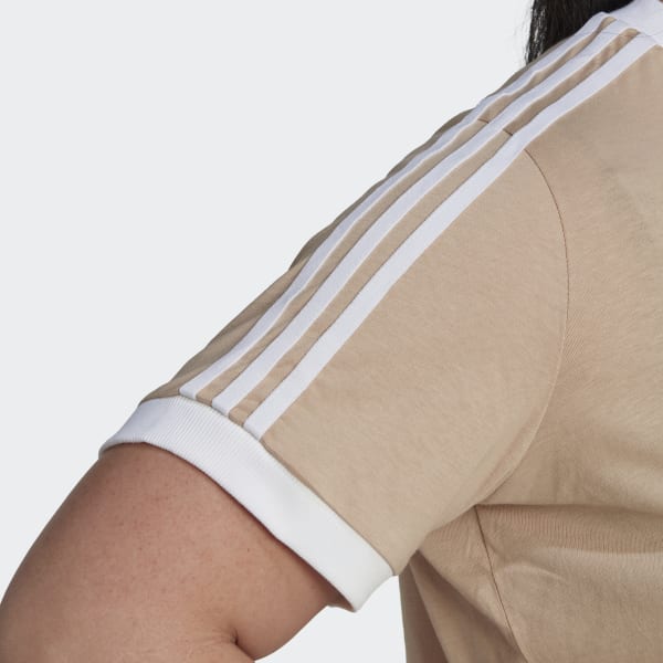 Bege T-shirt 3-Stripes Adicolor Classics (Plus Size) 28250