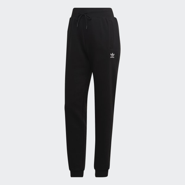 Black 아디컬러 에센셜 플리스 슬림 조거 QD653