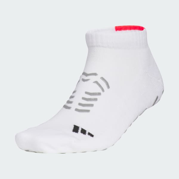 White Adizero Ankle Socks