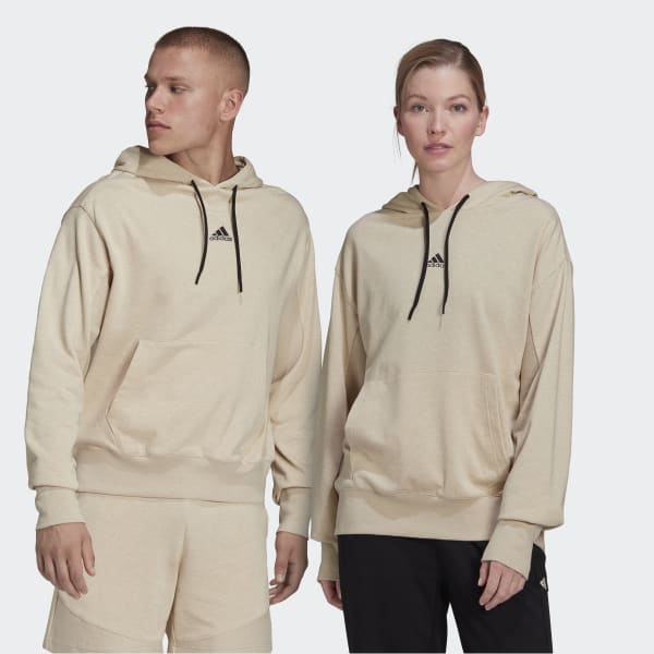 Beige adidas hoodie womens clearance