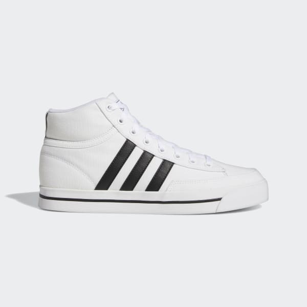 Mid Canvas Skateboarding Shoes - White | Men's | adidas