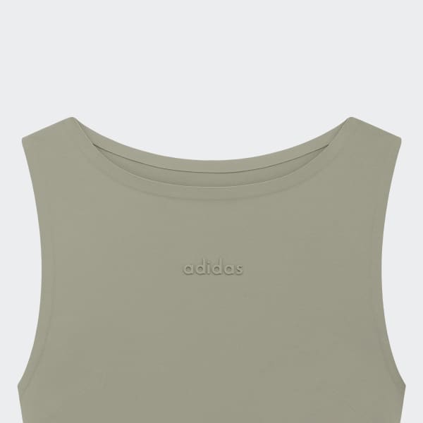Brown Fear of God Athletics Womens Cropped Tank Top