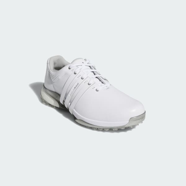 White Tour360 25 Wide Spikeless Golf Shoes