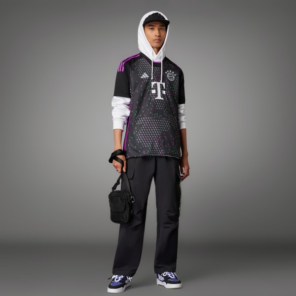 Czerń Koszulka FC Bayern 23/24 Away