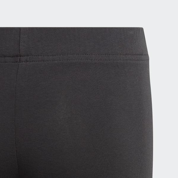 Black ADIDAS ESSENTIALS LINEAR TIGHTS