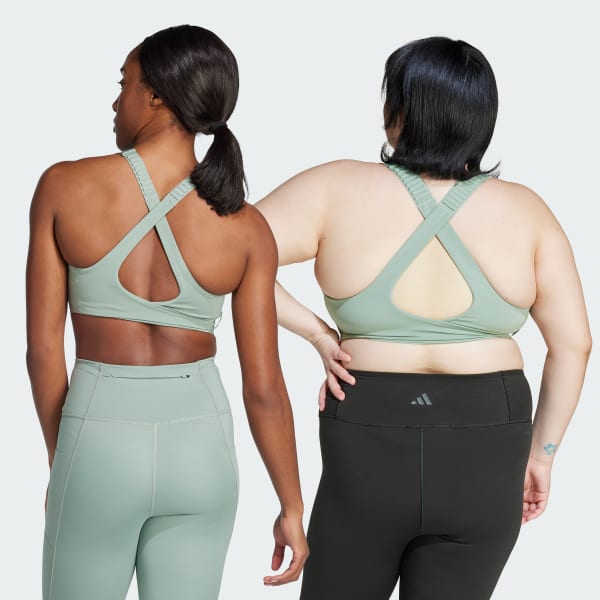 mau-xanh-la Áo Bra Chạy Bộ High Support Luxe FastImpact