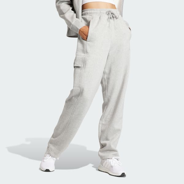 adidas Women's Lifestyle ALL SZN Fleece Cargo Pants - Grey adidas US