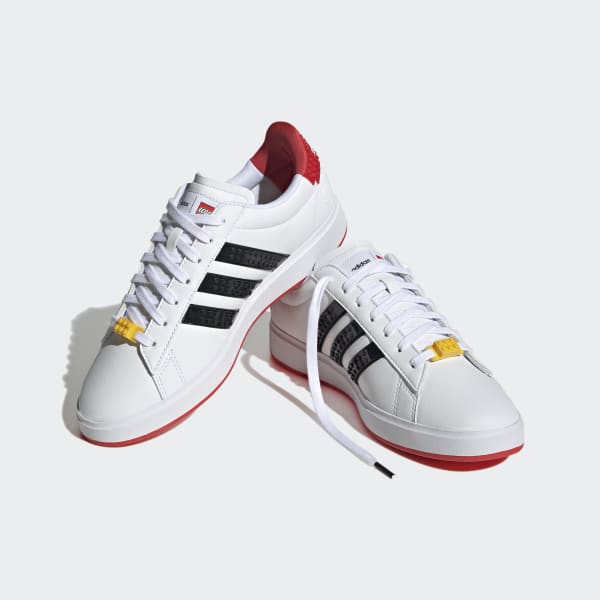 White adidas Grand Court x LEGO® 2.0 Shoes