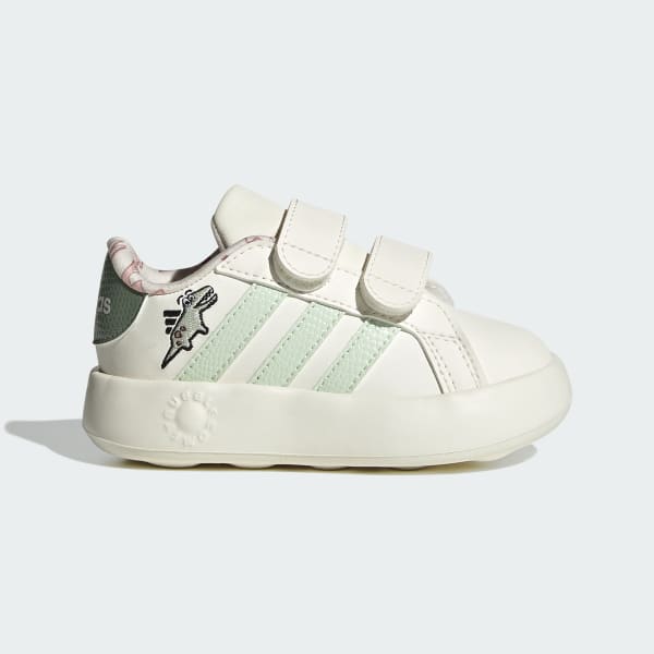 White Dino Grand Court 2.0 Shoes Kids
