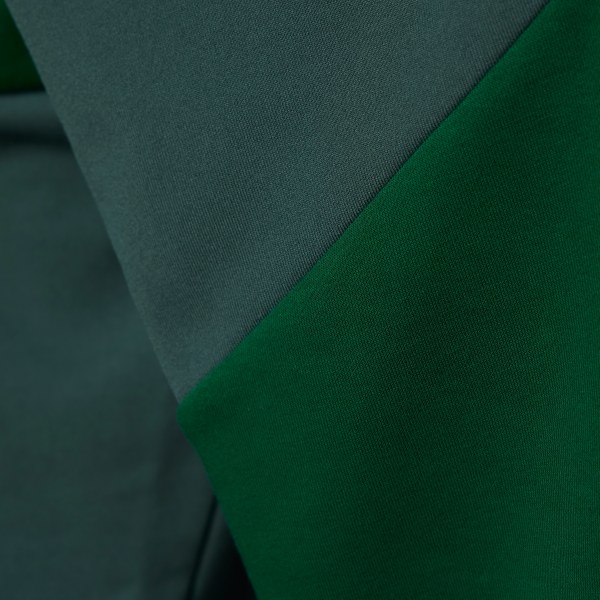 Green Lycra Track Pants, Printed