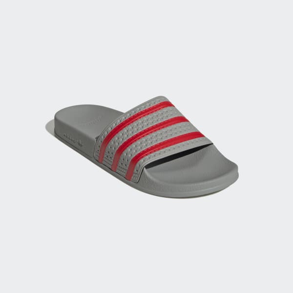 grey red adidas