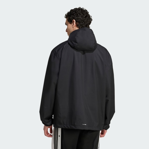 adidas Trefoil Essentials Woven Jacket - Black | Free Shipping