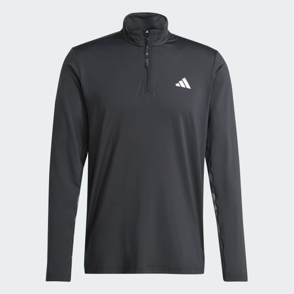 Czerń Train Essentials Camo Training 1/4-Zip Longsleeve