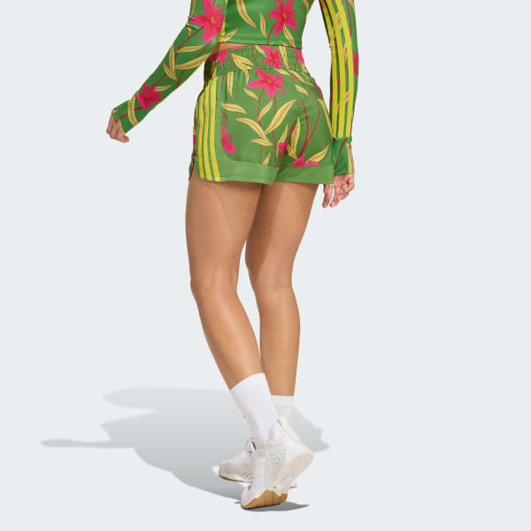 ADIDAS x FARM RIO PACER SHORTS - Green | Free Shipping with adiClub