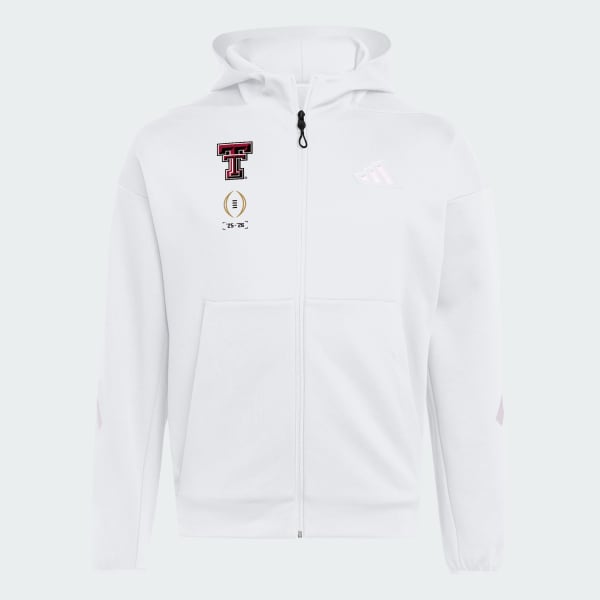 adidas TEXAS TECH RED RAIDERS MENS ZNE HOODY - White | Free