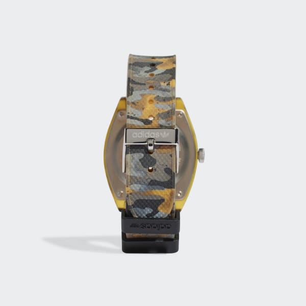 Yellow Project Two Camo Watch