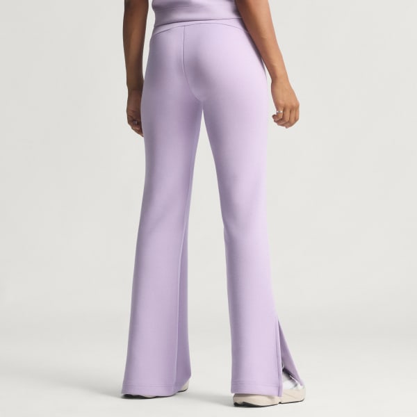 Purple Soft Lux Flared Pants