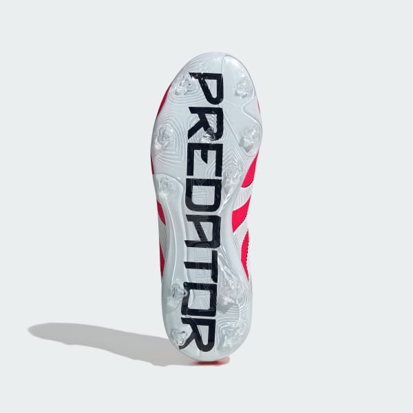 Red Predator Elite Laceless Firm Ground Boots Kids