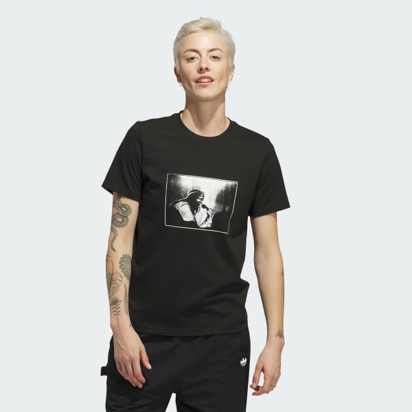 adidas Nora Graphic Short Sleeve Tee (Gender Neutral) - Black
