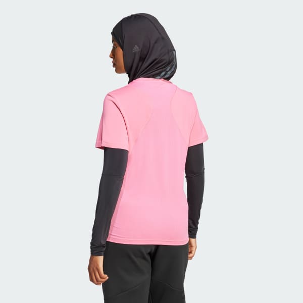 สีชมพู เสื้อยืด Designed for Training