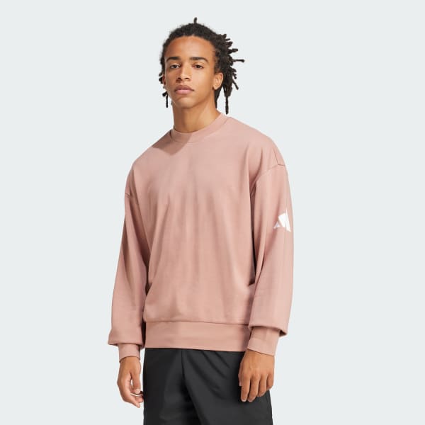 Rosa Essentials Loose Fit 3 Bar Logo Genser