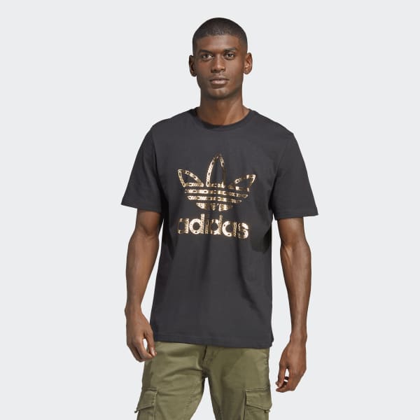 Svart Golden Chains Tee - 50 Years of Trefoil FWD35