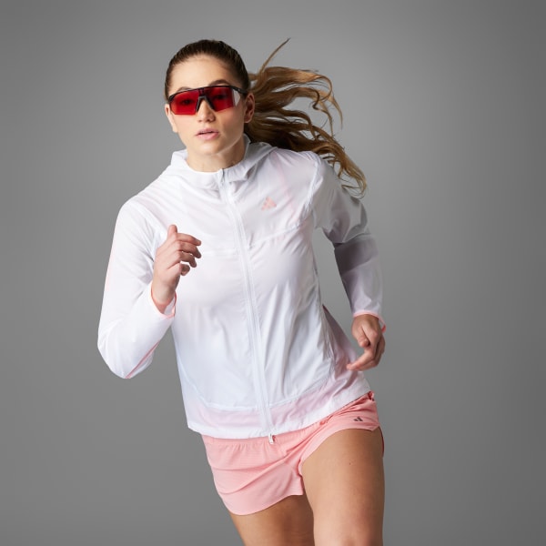 adidas Adizero Running Lightweight Jacket Women White adidas Singapore