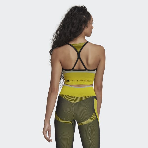 adidas by Stella McCartney TrueStrength Yoga Knit Light-Support Bra - Black  | Women's Yoga | adidas US