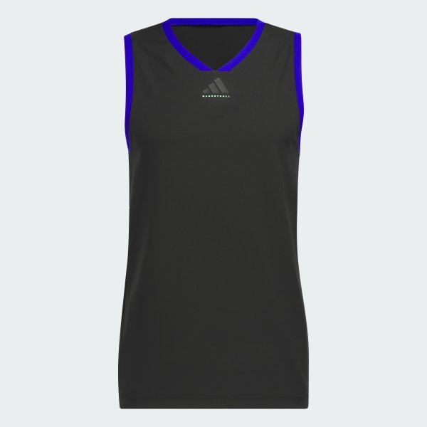 Czerń Koszulka adidas Crazy Lite