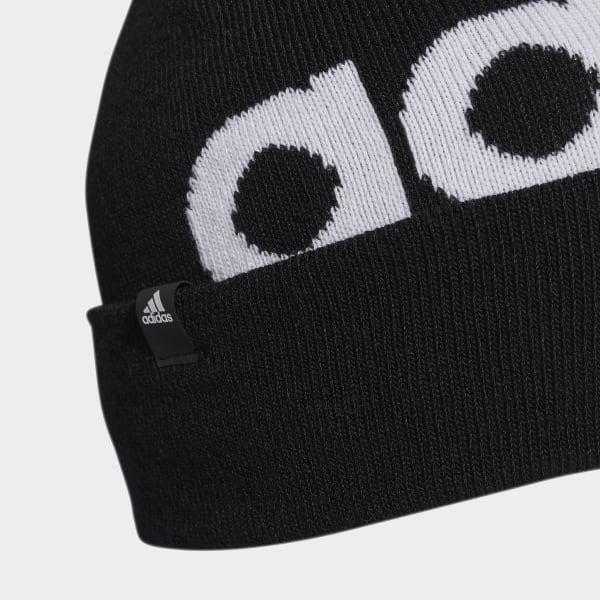 Black Pompom Beanie