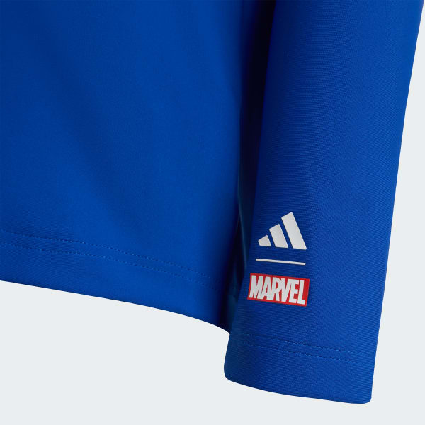 modrá SURFÉRSKE TRIČKO ADIDAS MARVEL SPIDER-MAN