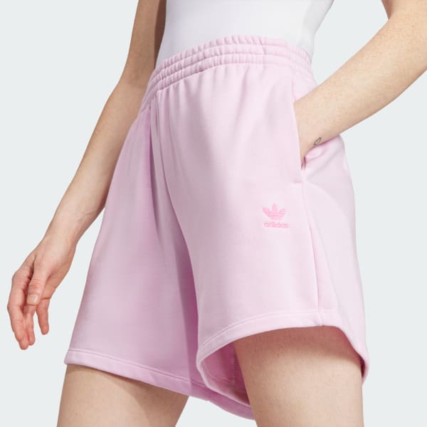 Lifestyle Essentials Pink Women\'s | | - adidas Terry Adicolor adidas French Shorts US