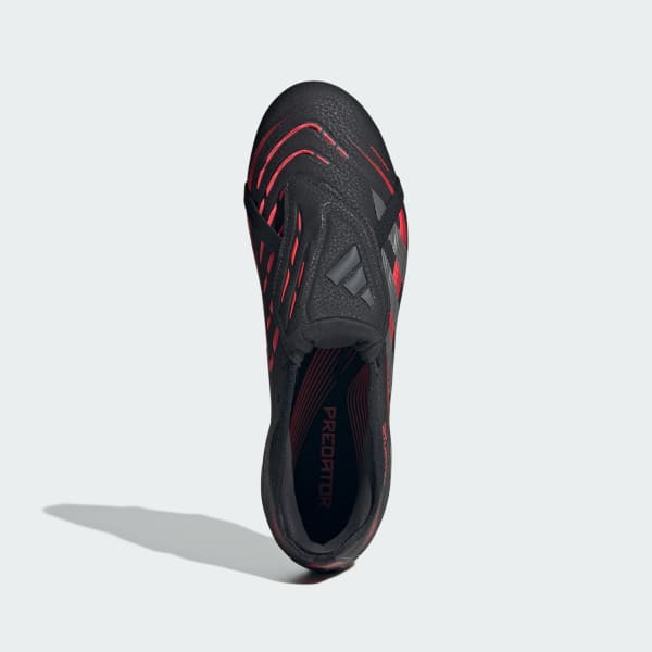 Noir Chaussure Predator Pro languette rabattue Terrain souple