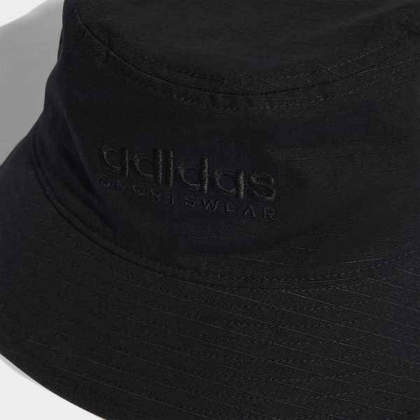 Schwarz Classic Cotton Stoffhut