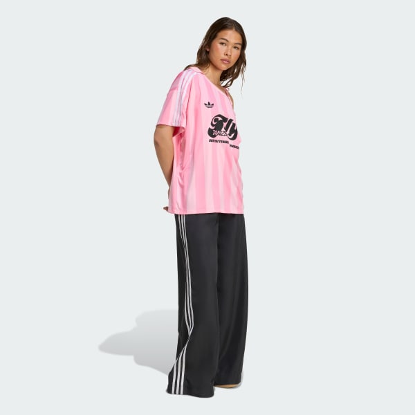 adidas Originals Off Shoulder Jersey - Pink | adidas Singapore